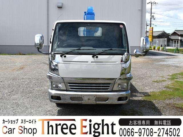 キャンター 三菱ふそう 3段ユニック 古河ユニック ラジコン フックイン メッキバンパー メッキコーナーパネル メッキホイルカバー etc 乗車定員3人 エアコン パワステ パワーウインドウ メッキグリル 内寸366 178 兵庫県 3段ユニック 古河ユニック