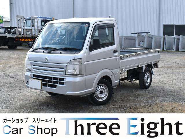 KCエアコン・パワステ エアコン パワーステアリング ETC オートマ車両 乗車定員2人 荷台ゴムマット 荷台アルミ縞鋼板加工取付 手動ウインドウ 2WD 社外オーディオ(3枚目)