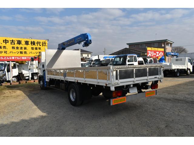 4トンユニック タダノ4段 ユニック ラジコン エアコン パワステ Bカメラ ETC 6速ミッション車 アルミ縞鋼板加工 ステンレス加工 ロープフック荷台内6カ所 乗車定員3人 荷台寸法540 211(36枚目)