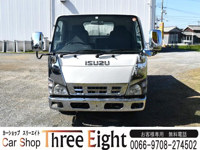 強化ダンプ 3トン深ダンプ 観音開き仕様 3ペダル 5速ミッション車 ディーゼル車 土砂禁ダンプ エアーバック 新品メッキバンパー メッキミラーカバー メッキコーナーパネル メッキグリル ロープフック左右5カ所(2枚目)