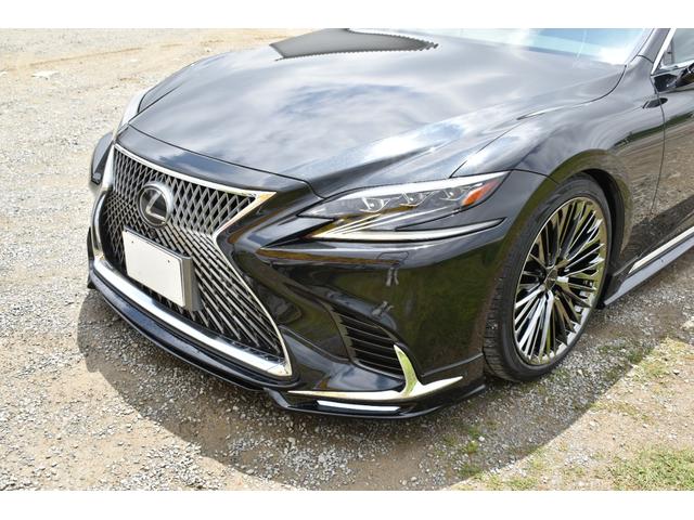 ＬＳ５００　Ｉパッケージ　純正ナビ　ＴＶキャンセラー　デジタルインナーミラー　サンルーフ　コーナーセンサー　レーダークルーズ　ＷＡＬＤハーフエアロ　スマートキ　プッシュスタート　ＷＡＬＤ２１ＡＷ　ローダウン　黒革シート　ＥＴＣ(45枚目)