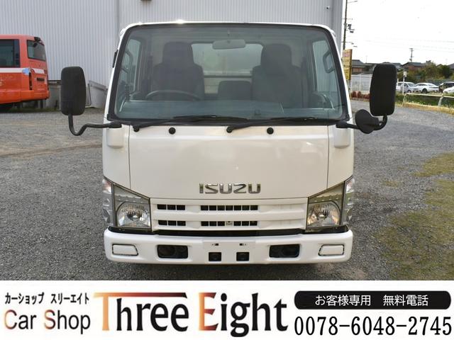 エルフトラック 　３トン深ダンプ　観音開きドア　パワステアリング　パワーウィンドウ　ＡＢＳ　ＥＴＣ　シート運転席張替え済み　白色再塗装済み　土砂禁車両　乗車定員３人　型式ＢＤＧ－ＮＫＲ８５ＡＮ　積載量３０００キロ　６速（2枚目）