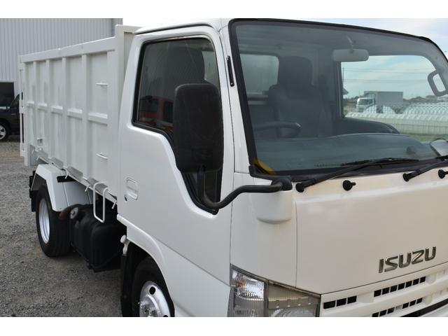 エルフトラック 　３トン深ダンプ　観音開きドア　パワステアリング　パワーウィンドウ　ＡＢＳ　ＥＴＣ　シート運転席張替え済み　白色再塗装済み　土砂禁車両　乗車定員３人　型式ＢＤＧ－ＮＫＲ８５ＡＮ　積載量３０００キロ　６速（23枚目）