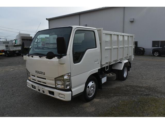 エルフトラック 　３トン深ダンプ　観音開きドア　パワステアリング　パワーウィンドウ　ＡＢＳ　ＥＴＣ　シート運転席張替え済み　白色再塗装済み　土砂禁車両　乗車定員３人　型式ＢＤＧ－ＮＫＲ８５ＡＮ　積載量３０００キロ　６速（50枚目）