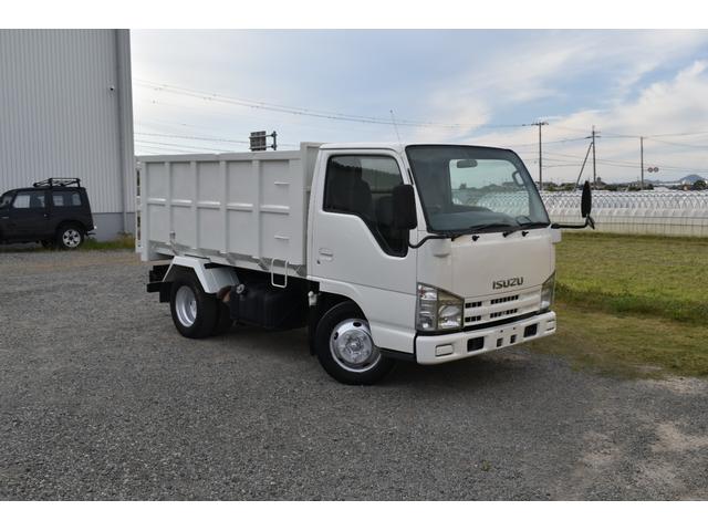 エルフトラック 　３トン深ダンプ　観音開きドア　パワステアリング　パワーウィンドウ　ＡＢＳ　ＥＴＣ　シート運転席張替え済み　白色再塗装済み　土砂禁車両　乗車定員３人　型式ＢＤＧ－ＮＫＲ８５ＡＮ　積載量３０００キロ　６速（55枚目）