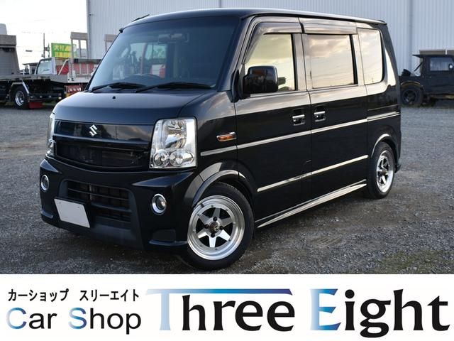 エブリイワゴン ＰＺターボ　車高調　ＥＴＣ　左パワースライドドア　シートカバー　ローダウン　社外１４ＡＷ　社外ナビ　フルセグテレビ　バックカメラ　ＬＥＤテール　社外ナビ　ドライブレコーダー　エンジンスターター　ＡＢＳ　社外マフラ（3枚目）