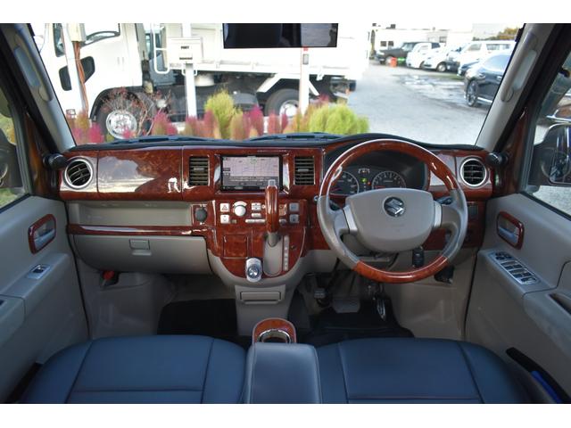 エブリイワゴン ＰＺターボ　車高調　ＥＴＣ　左パワースライドドア　シートカバー　ローダウン　社外１４ＡＷ　社外ナビ　フルセグテレビ　バックカメラ　ＬＥＤテール　社外ナビ　ドライブレコーダー　エンジンスターター　ＡＢＳ　社外マフラ（4枚目）