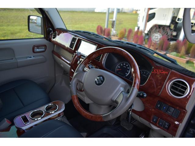 エブリイワゴン ＰＺターボ　車高調　ＥＴＣ　左パワースライドドア　シートカバー　ローダウン　社外１４ＡＷ　社外ナビ　フルセグテレビ　バックカメラ　ＬＥＤテール　社外ナビ　ドライブレコーダー　エンジンスターター　ＡＢＳ　社外マフラ（5枚目）