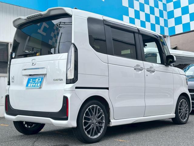 Ｎ－ＢＯＸカスタム ターボ　禁煙車・９インチナビ・マルチビューカメラ・Ｂｌｕｅｔｏｏｔｈ対応・ＴＶ・アームレストコンソール・電動開閉コンソールＢＯＸ・両側電動スライド・ナビ装着用スペシャルＰＫＧ・スペアキー有・前後ドラレコ（9枚目）