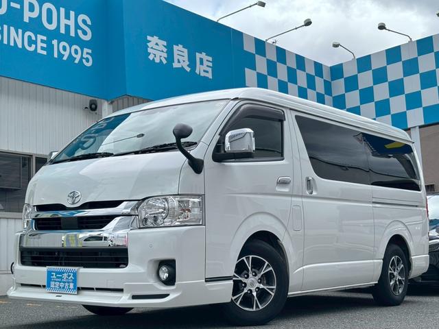 ハイエースワゴン ＧＬ　ロングファインテックツアラー・禁煙車・デジタルインナーミラー・両側電動スライドドア・モデリスタＦエアロ・ナビ・ＴＶ・パノラマビューモニター・Ｂｌｕｅｔｏｏｔｈ対応・前後ドラレコ・純正１５インチＡＷ（8枚目）