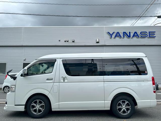ハイエースワゴン ＧＬ　ロングファインテックツアラー・禁煙車・デジタルインナーミラー・両側電動スライドドア・モデリスタＦエアロ・ナビ・ＴＶ・パノラマビューモニター・Ｂｌｕｅｔｏｏｔｈ対応・前後ドラレコ・純正１５インチＡＷ（10枚目）
