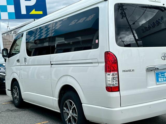 ハイエースワゴン ＧＬ　ロングファインテックツアラー・禁煙車・デジタルインナーミラー・両側電動スライドドア・モデリスタＦエアロ・ナビ・ＴＶ・パノラマビューモニター・Ｂｌｕｅｔｏｏｔｈ対応・前後ドラレコ・純正１５インチＡＷ（54枚目）
