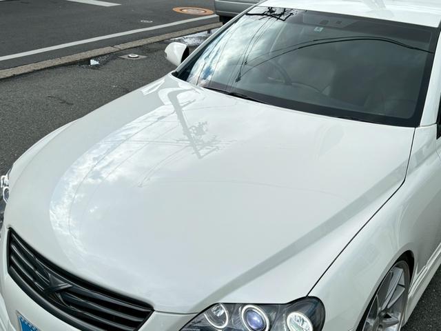 マークＸ ２５０Ｇ　Ｆパッケージスマートエディション　禁煙車・フルエアロ・ＶＩＡＩＲエアサス・ＴＥＩＮ車庫調・ケンウッドナビ・ＴＶ・Ｒカメラ・ＥＴＣ・ＷＯＲＫ１９ホイール・黒革調シートカバー・イカリング付ヘッドライト・Ｄ席パワーシート・プッシュスタート（47枚目）