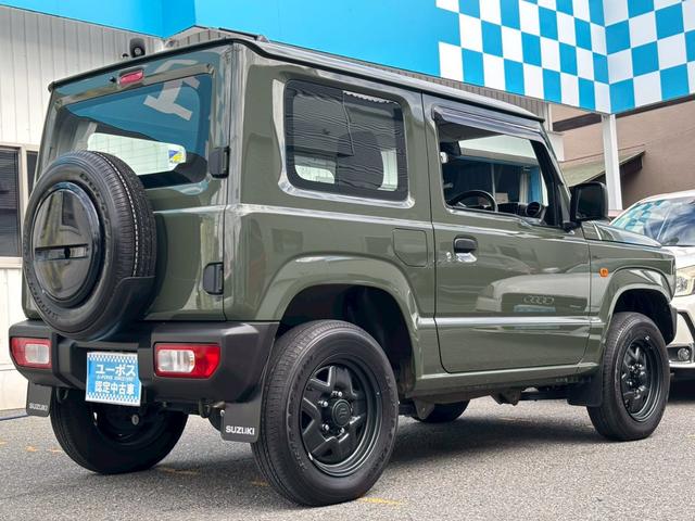 ジムニー XG 禁煙車・セーフティサポート・ワンオーナー・アイドリングストップ・キーレスキー・マニュアルエアコン・背面タイヤ・スペアキー有(9枚目)