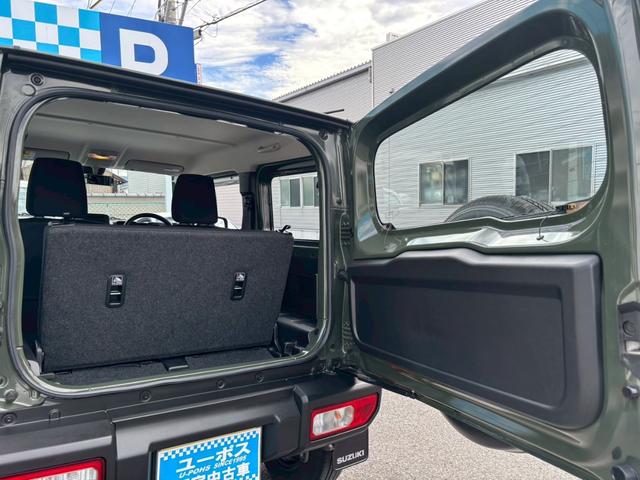 ジムニー XG 禁煙車・セーフティサポート・ワンオーナー・アイドリングストップ・キーレスキー・マニュアルエアコン・背面タイヤ・スペアキー有(28枚目)