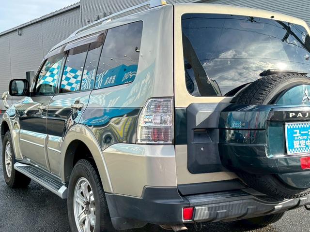 パジェロ ロング　エクシード　車検整備付・過去記録簿付・禁煙車・ロックフォードスピーカー・メーカーナビ・Ｂカメラ・フリップダウンモニター・ツートンカラー・ルーフレール・フロントフォグ・ＨＩＤ（47枚目）