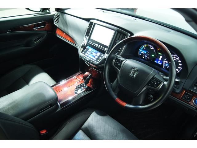 クラウンマジェスタ Ｆバージョン　新品モデリスタスポイラー　新品２０ｉｎホイール　新品タイヤ　新品フルタップ減衰調整付車高調　ワンオーナー　黒本革シート　ブラインドスポットモニター　シートヒーターシートエアコン　ＥＴＣ　オートクルーズ（27枚目）