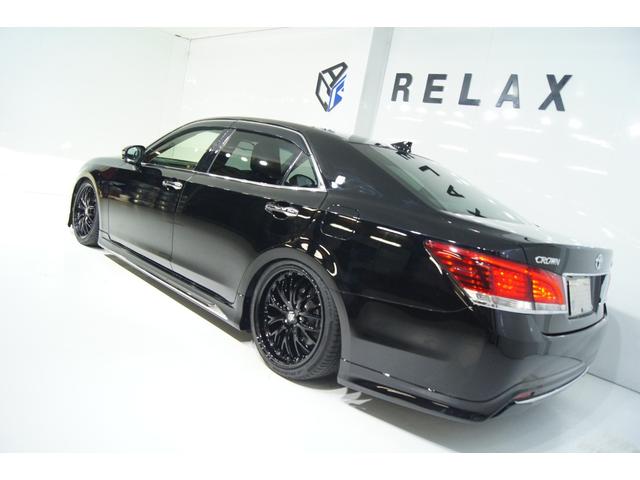 クラウンマジェスタ Fバージョン 3点フルモデリスタエアロ 新品バカンスGhostM1ホイール19in 新品タイヤ 新品フルタップ減衰調整付車高調 黒本革シート ウッドコンビハンドル ETC オートクルーズ LEDヘッド LEDフォグ(29枚目)