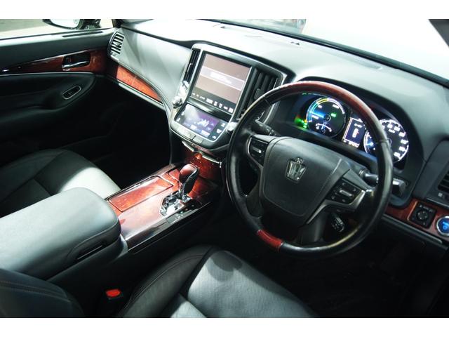 クラウンマジェスタ Fバージョン 3点フルモデリスタエアロ 新品バカンスGhostM1ホイール19in 新品タイヤ 新品フルタップ減衰調整付車高調 黒本革シート ウッドコンビハンドル ETC オートクルーズ LEDヘッド LEDフォグ(33枚目)