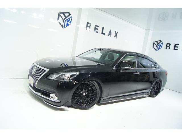 クラウンマジェスタ Fバージョン 3点フルモデリスタエアロ 新品バカンスGhostM1ホイール19in 新品タイヤ 新品フルタップ減衰調整付車高調 黒本革シート ウッドコンビハンドル ETC オートクルーズ LEDヘッド LEDフォグ(54枚目)