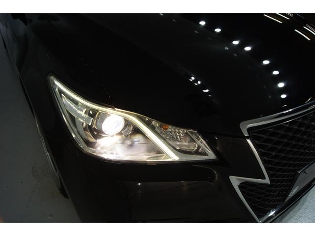 クラウン アスリートＳ　新品１９ホイール　新品タイヤ　新品フルタップ減衰調整付車高調　新品２色切替ＬＥＤフォグライト　クラッツィオ黒革調シートカバー　パワーシート　ＥＴＣ　純正マルチナビ　バックカメラ　オートクルーズ（40枚目）