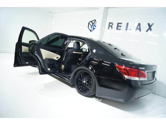 クラウン ロイヤルサルーン　新品バカンスゴーストＭ１ホイール１９インチ　新品タイヤ　新品フルタップ減衰調整付車高調　新品クラッツィオ製革調シートカバー　新品フロントスポイラー　モデリスタメッキモール　ＥＴＣ　バックカメラ（15枚目）