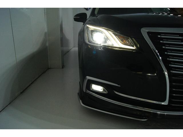 クラウン ロイヤルサルーン　新品バカンスゴーストＭ１ホイール１９インチ　新品タイヤ　新品フルタップ減衰調整付車高調　新品クラッツィオ製革調シートカバー　新品フロントスポイラー　モデリスタメッキモール　ＥＴＣ　バックカメラ（42枚目）