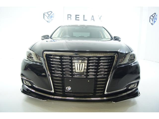 クラウン ロイヤルサルーン　新品バカンスゴーストＭ１ホイール１９インチ　新品タイヤ　新品フルタップ減衰調整付車高調　新品クラッツィオ製革調シートカバー　新品フロントスポイラー　モデリスタメッキモール　ＥＴＣ　バックカメラ（43枚目）