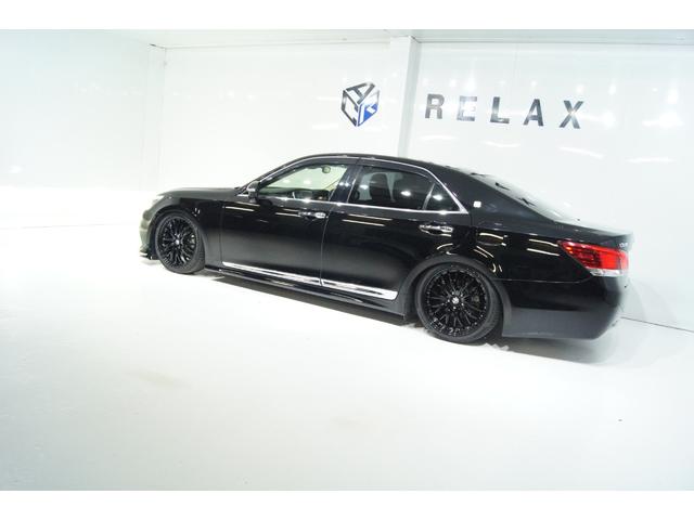 クラウン ロイヤルサルーン　新品バカンスゴーストＭ１ホイール１９インチ　新品タイヤ　新品フルタップ減衰調整付車高調　新品クラッツィオ製革調シートカバー　新品フロントスポイラー　モデリスタメッキモール　ＥＴＣ　バックカメラ（52枚目）