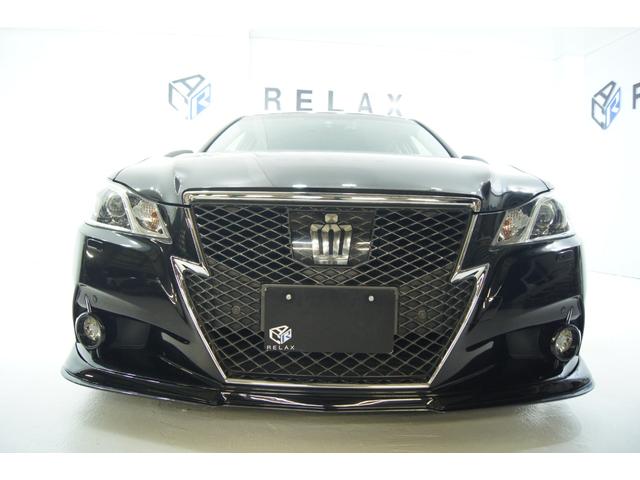 クラウン アスリートG 新品バカンスジェントルマンフロントスポイラー 新品バカンスゴーストM1ホイール 新品タイヤ 新品フルタップ減衰調整付車高調 LEDフォグ HIDヘッドライト シートメモリー オートクルーズ 本革シート(13枚目)