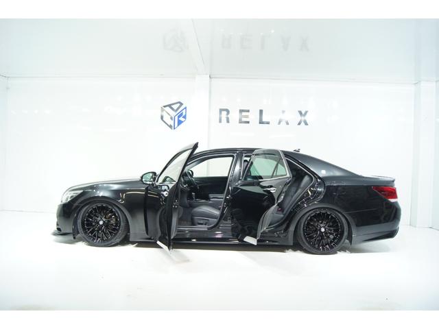 クラウン アスリートG 新品バカンスジェントルマンフロントスポイラー 新品バカンスゴーストM1ホイール 新品タイヤ 新品フルタップ減衰調整付車高調 LEDフォグ HIDヘッドライト シートメモリー オートクルーズ 本革シート(15枚目)