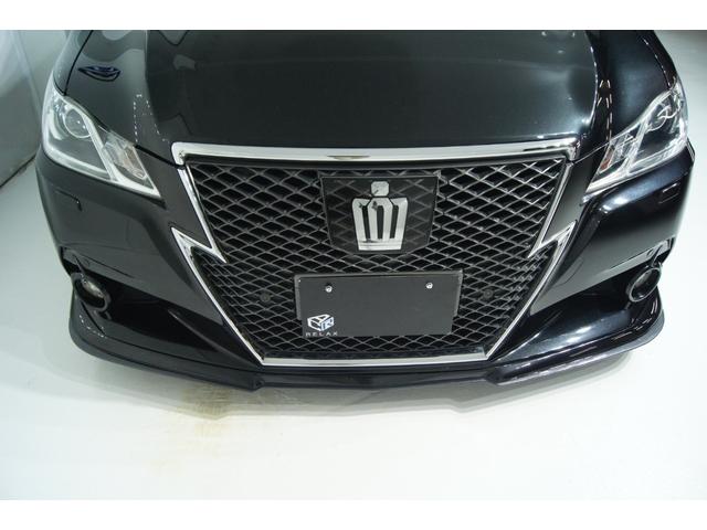 クラウン アスリートG 新品バカンスジェントルマンフロントスポイラー 新品バカンスゴーストM1ホイール 新品タイヤ 新品フルタップ減衰調整付車高調 LEDフォグ HIDヘッドライト シートメモリー オートクルーズ 本革シート(28枚目)