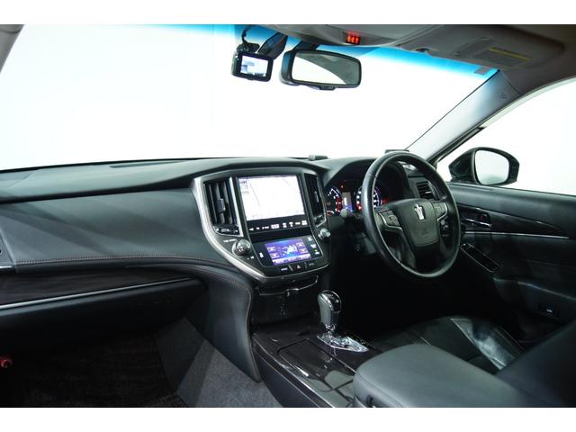 クラウン アスリートG 新品バカンスジェントルマンフロントスポイラー 新品バカンスゴーストM1ホイール 新品タイヤ 新品フルタップ減衰調整付車高調 LEDフォグ HIDヘッドライト シートメモリー オートクルーズ 本革シート(34枚目)