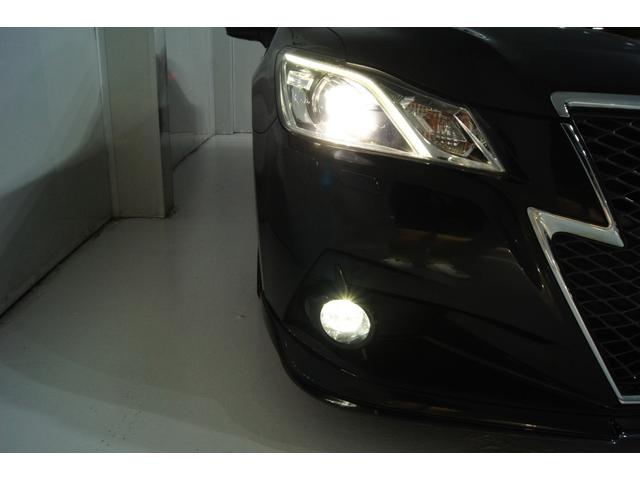 クラウン アスリートG 新品バカンスジェントルマンフロントスポイラー 新品バカンスゴーストM1ホイール 新品タイヤ 新品フルタップ減衰調整付車高調 LEDフォグ HIDヘッドライト シートメモリー オートクルーズ 本革シート(48枚目)