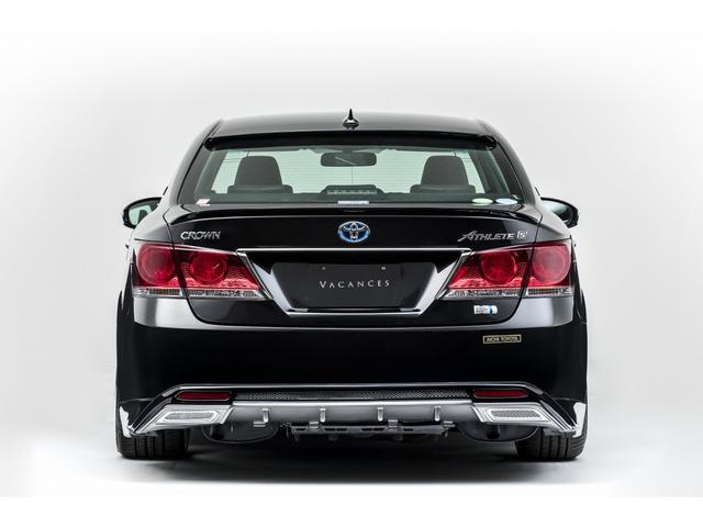 クラウン アスリートG 新品バカンスジェントルマンフロントスポイラー 新品バカンスゴーストM1ホイール 新品タイヤ 新品フルタップ減衰調整付車高調 LEDフォグ HIDヘッドライト シートメモリー オートクルーズ 本革シート(59枚目)
