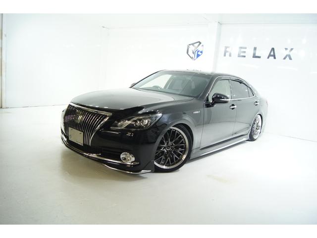 クラウンマジェスタ Ｆバージョン　３点フルモデリスタ　新品１９ホイール　新品タイヤ　新品フルタップ減衰調整付車高調　黒本革シート　パワーシート　シートメモリー　シートヒーター　シートクーラー　ハンドルヒーター　オートクルーズ　ＥＴＣ（46枚目）