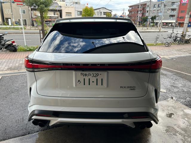 RX RX350 Fスポーツ 法人ワンオーナー・純正ナビ・フルセグ・パノラミックビューモニター・パノラマルーフ・ハーフレザー・マークレビンソン・レクサスチームメイト・デジタルインナーミラー・TRDエアロ・マフラー・リアスポイラー(7枚目)