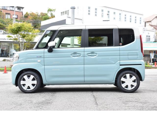スペーシア ハイブリッドＸ　新車未登録車／メーカーオプション９インチナビ／全方位カメラ／２トーン車／フルセグＴＶ／両側パワースライドドア／シートヒーター／オートライト／オートハイビームーＬＥＤヘッドライト（5枚目）