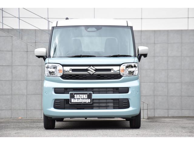 スペーシア ハイブリッドＸ　新車未登録車／メーカーオプション９インチナビ／全方位カメラ／２トーン車／フルセグＴＶ／両側パワースライドドア／シートヒーター／オートライト／オートハイビームーＬＥＤヘッドライト（29枚目）