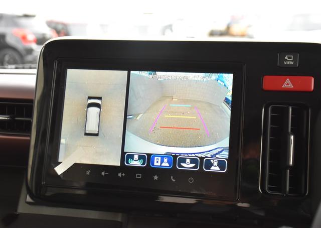 スペーシアカスタム ハイブリッドＸＳターボ　新車未登録車／デュアルセンサーブレーキサポートＩＩ／メーカー９インチナビ／全方位カメラモニター／両側パワースライドドア／ステアリングヒーター／シートヒーター／アダプティブクルーズコントロール／純正ＡＷ（22枚目）