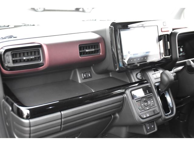 スペーシアカスタム ハイブリッドＸＳターボ　新車未登録車／デュアルセンサーブレーキサポートＩＩ／メーカー９インチナビ／全方位カメラモニター／両側パワースライドドア／ステアリングヒーター／シートヒーター／アダプティブクルーズコントロール／純正ＡＷ（33枚目）