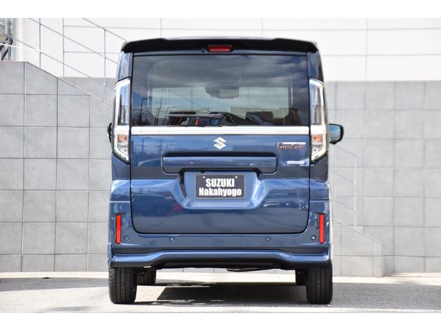 スペーシアカスタム ハイブリッドＸＳターボ　新車／メーカーオプション９インチナビ／全方位カメラ／２トーン車／ターボ車／両側パワースライドドア／ＬＥＤヘッドライト／フォグライト／オートライト／オートハイビーム／リアパーキングブレーキ（9枚目）