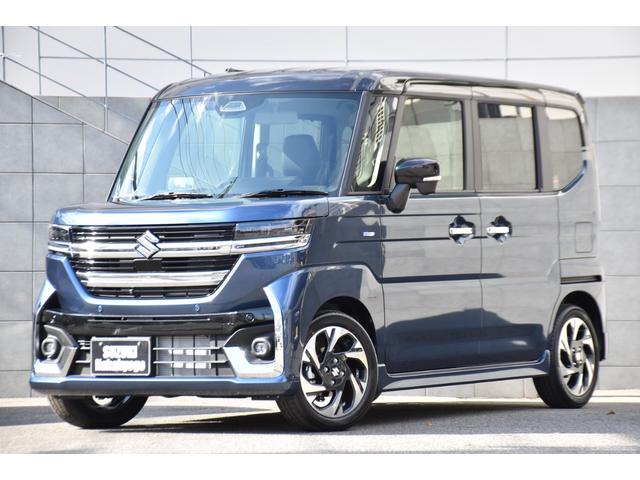 スペーシアカスタム ハイブリッドＸＳターボ　新車／メーカーオプション９インチナビ／全方位カメラ／２トーン車／ターボ車／両側パワースライドドア／ＬＥＤヘッドライト／フォグライト／オートライト／オートハイビーム／リアパーキングブレーキ（36枚目）