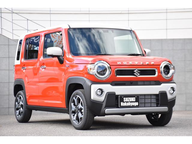 ハスラー ハイブリッドＸ　新車未登録車／全方位カメラ／メーカー９インチナビ／デュアルカメラブレーキサポート／アダプティブクルーズコントロール／シートヒーター／Ｂｌｕｅｔｏｏｔｈオーディオ／フルセグＴＶ／ＬＥＤヘッドライト（53枚目）