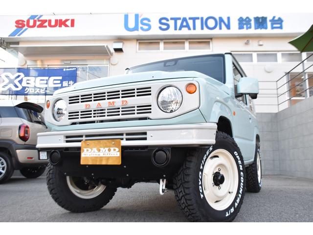 ジムニー ＸＧ　ＤＡＭＤ・ダムド／ＬＩＴＴＬＥＢ・リトルＢ／４ＡＴ車／届出済未使用車／鈴蘭台店オリジナル塗装車両／ＡＰＩＯ　ＷＩＬＤＢＯＡＲ　ＳＲ＋／ＴＯＹＯオープンカントリータイヤＲＴ／スズキセーフティサポート（59枚目）