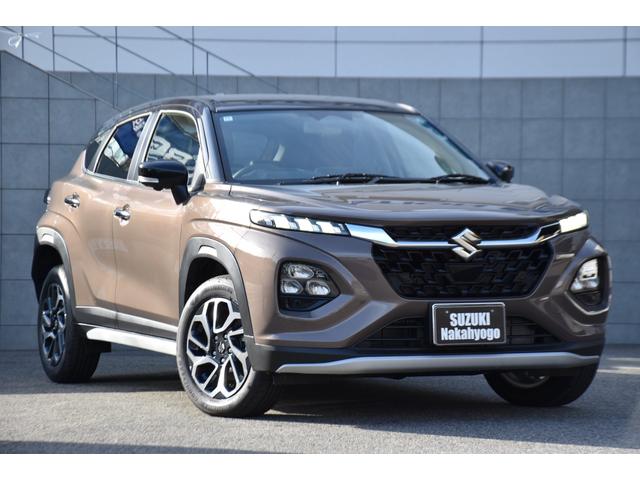 フロンクス ベースグレード　メーカー９インチメモリーナビ／全方位カメラ／シートヒーター／デュアルセンサーブレーキサポート２／ヘッドアップディスプレイ／シートヒーター／ＬＥＤヘッドライト／本革巻きステアリング／パドルシフト／ＡＣＣ（12枚目）