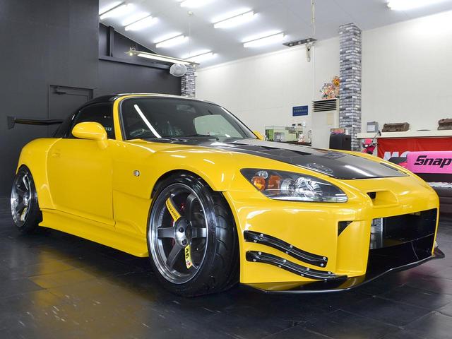 Ｓ２０００ ベースグレード　２Ｌ後期最終２００型　ＳＰＯＯＮハードＴＯＰ　Ｊ’ｓタイプＳエアロ　ＶＯＬＴＥＸカーボンＧＴウイング　ワイドボディＫＩＴ　ＴＥ３７アルミ　ブレンボキャリパー　ＯＨＬＩＮＳ車高調　ＥＣＵ　ボディ補強（24枚目）