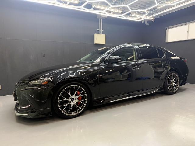 ＧＳ ＧＳ２００ｔ　バージョンＬ　後期モデル　ＳＲ　Ｆスポーツ仕様Ｆバンパー　モデリスタＦ・Ｓエアロ　Ｒエアロ　ＴＲＤトランクスポイラー　ＲＡＹＳ１９ＡＷ　ＲＳＲ車高調　オレンジキャリパー　ＢＳＭ　ブラックレザー　３眼ＬＥＤヘッド（4枚目）