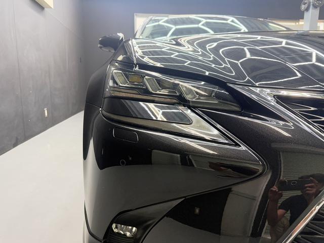 ＧＳ ＧＳ２００ｔ　バージョンＬ　後期モデル　ＳＲ　Ｆスポーツ仕様Ｆバンパー　モデリスタＦ・Ｓエアロ　Ｒエアロ　ＴＲＤトランクスポイラー　ＲＡＹＳ１９ＡＷ　ＲＳＲ車高調　オレンジキャリパー　ＢＳＭ　ブラックレザー　３眼ＬＥＤヘッド（9枚目）