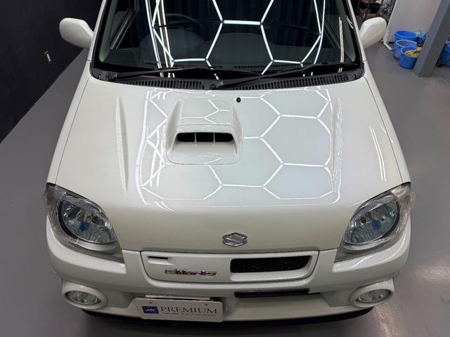 Ｋｅｉワークス ベースグレード　５速ＭＴ　スズキスポーツマフラー　クスコフロントパワーブレス　Ｆタワーバー　外１５インチＡＷ　Ｒスポイラー　純正レカロシート　ターボタイマー　ＥＴＣ（25枚目）